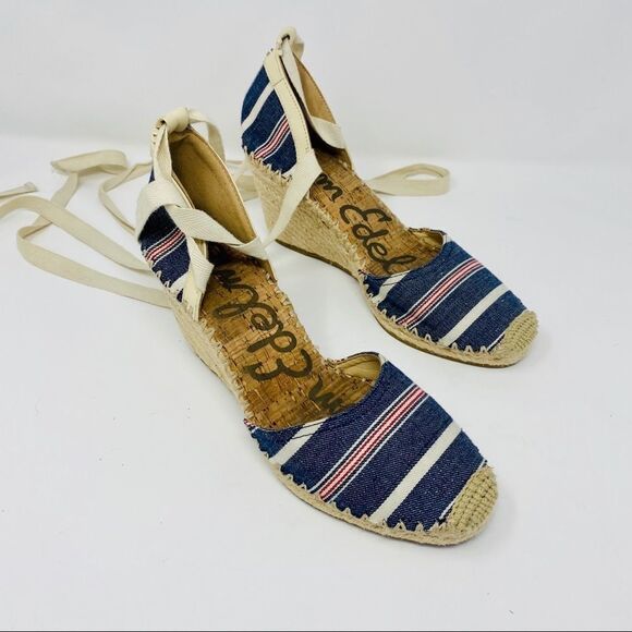Sam Edelman Patsy Espadrille Wedges (size … - Picture 3 of 12